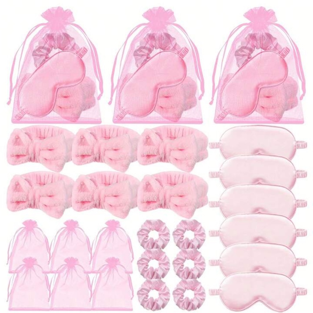 SHEIN Pink Face Masks and Accessories Set